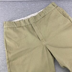 Dickies 874 Original Fit Work Pants‎ 36x23.5 Tan Chino Casual Trousers Mens